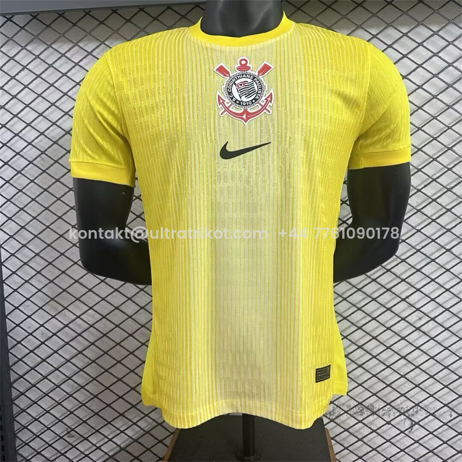 UltraTrikot-Corinthians 25-26 Goalkeeper Yellow Jersey - Player Version