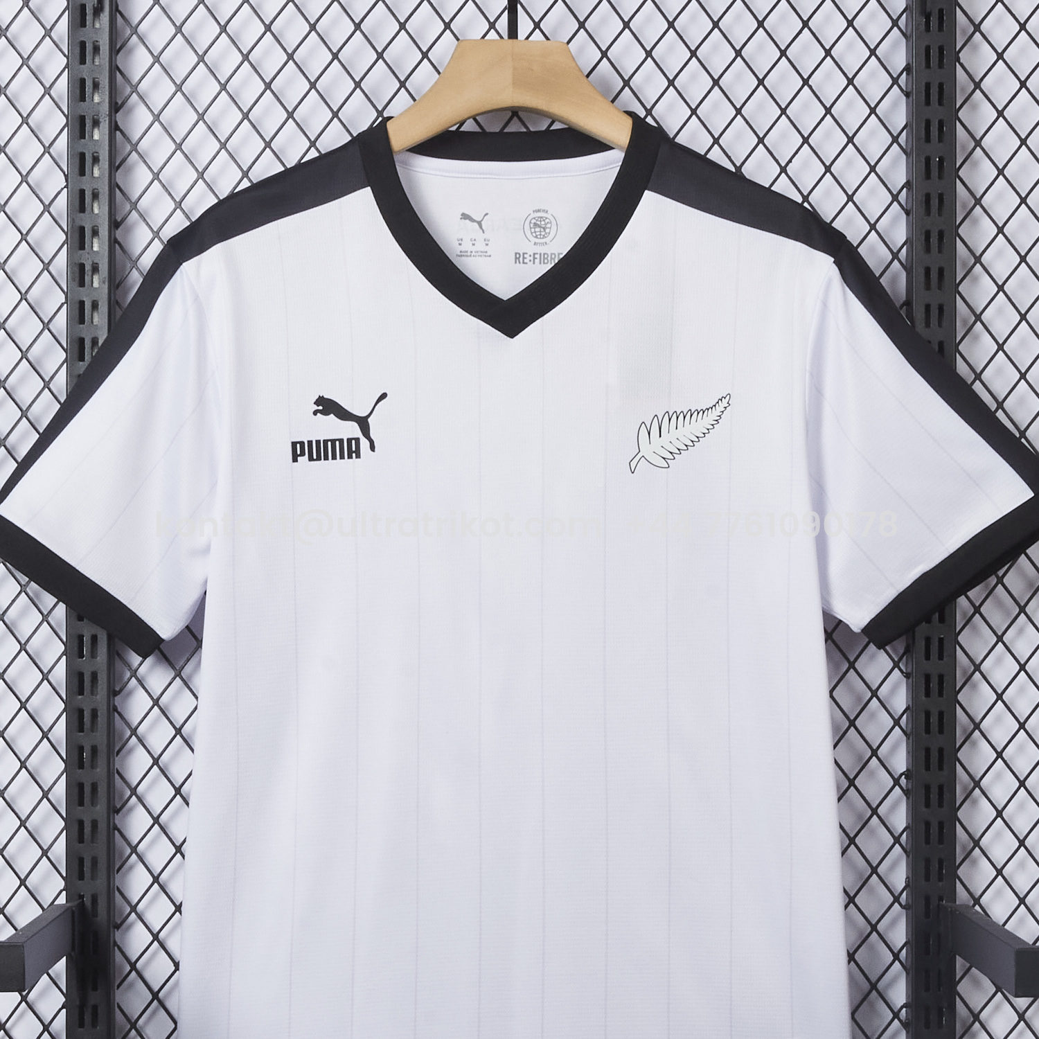 UltraTrikot-New Zealand 2026 Home White Jersey - Fans Version