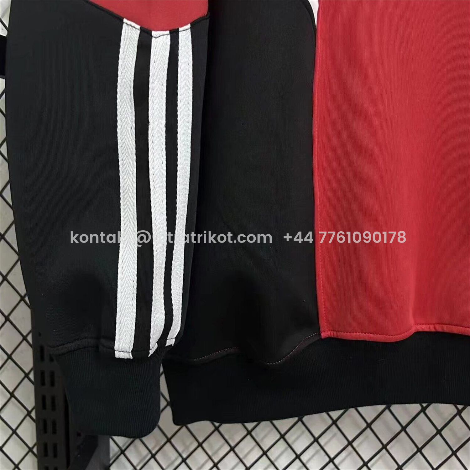 UltraTrikot-AC Milan Red And Black Unisex Pullover Hoodieullover Hoodie