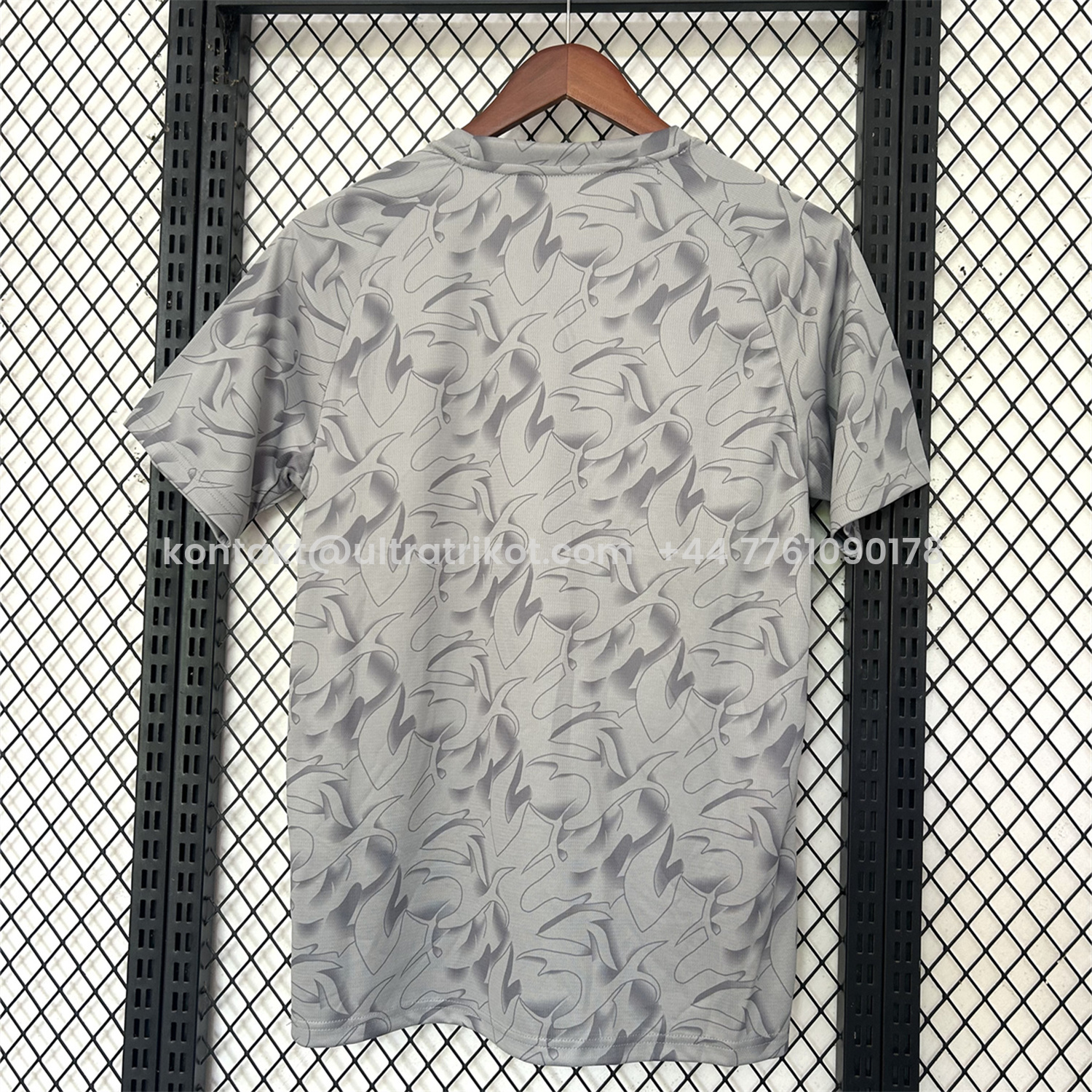 UltraTrikot-AC Milan 25-26 Grey Pre-Match Training Jersey - Fans Version