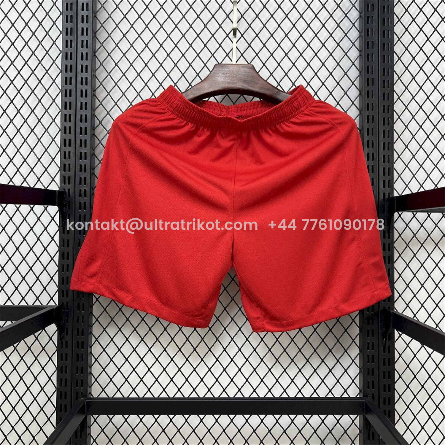 UltraTrikot-Paris Saint-Germain PSG 25-26 Third Red Shorts - Fans Version