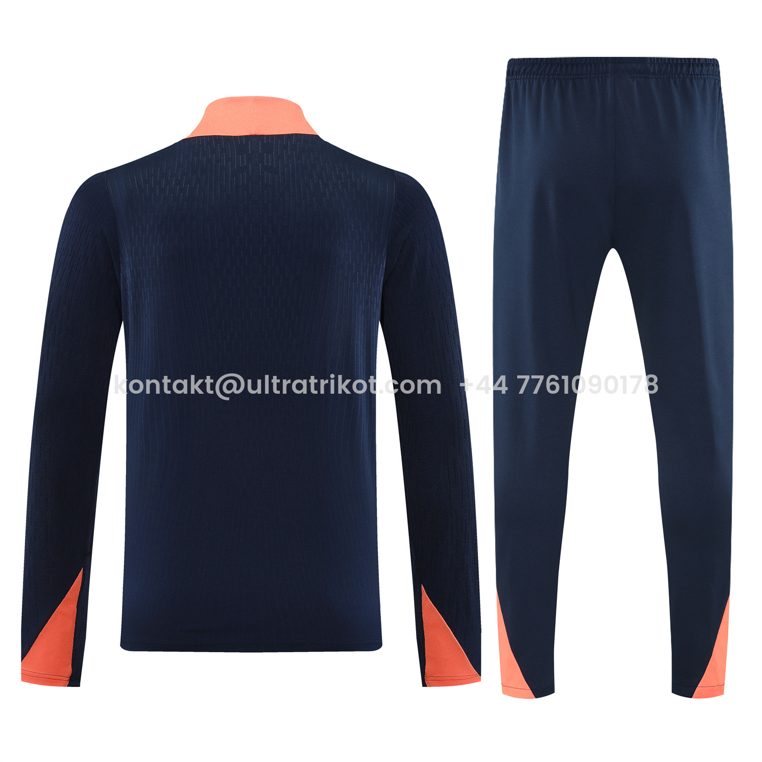 UltraTrikot-Barcelona 25-26 Long Sleeve Training Set - Deep Blue Top and Deep Blue Pants