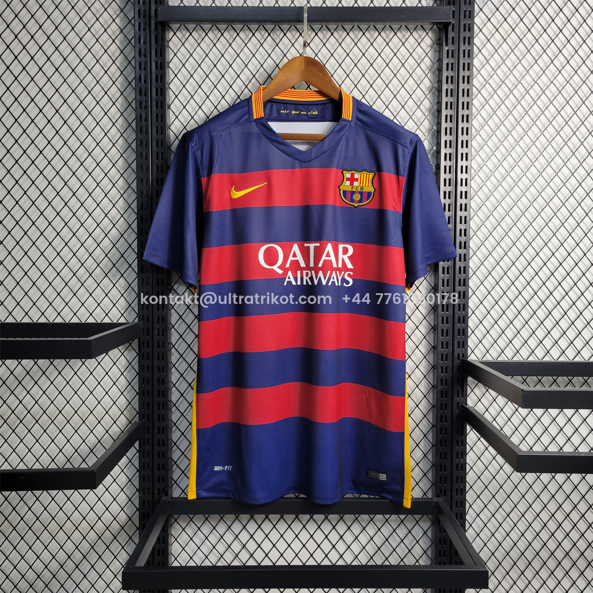 UltraTrikot-Retro Barcelona 15-16 Home Stadium Jersey