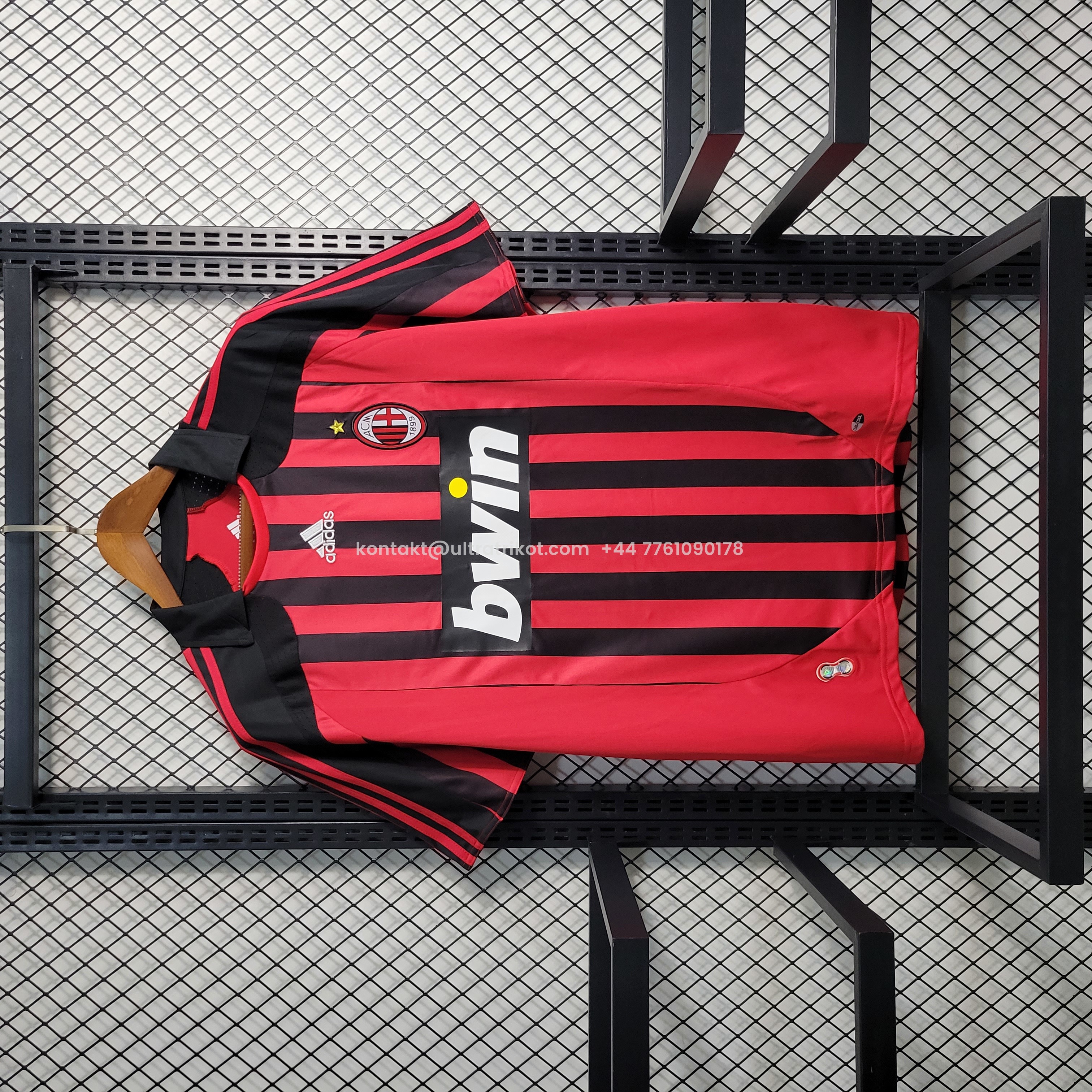 UltraTrikot-Retro AC Milan 2007-08 Home Stadium Jersey