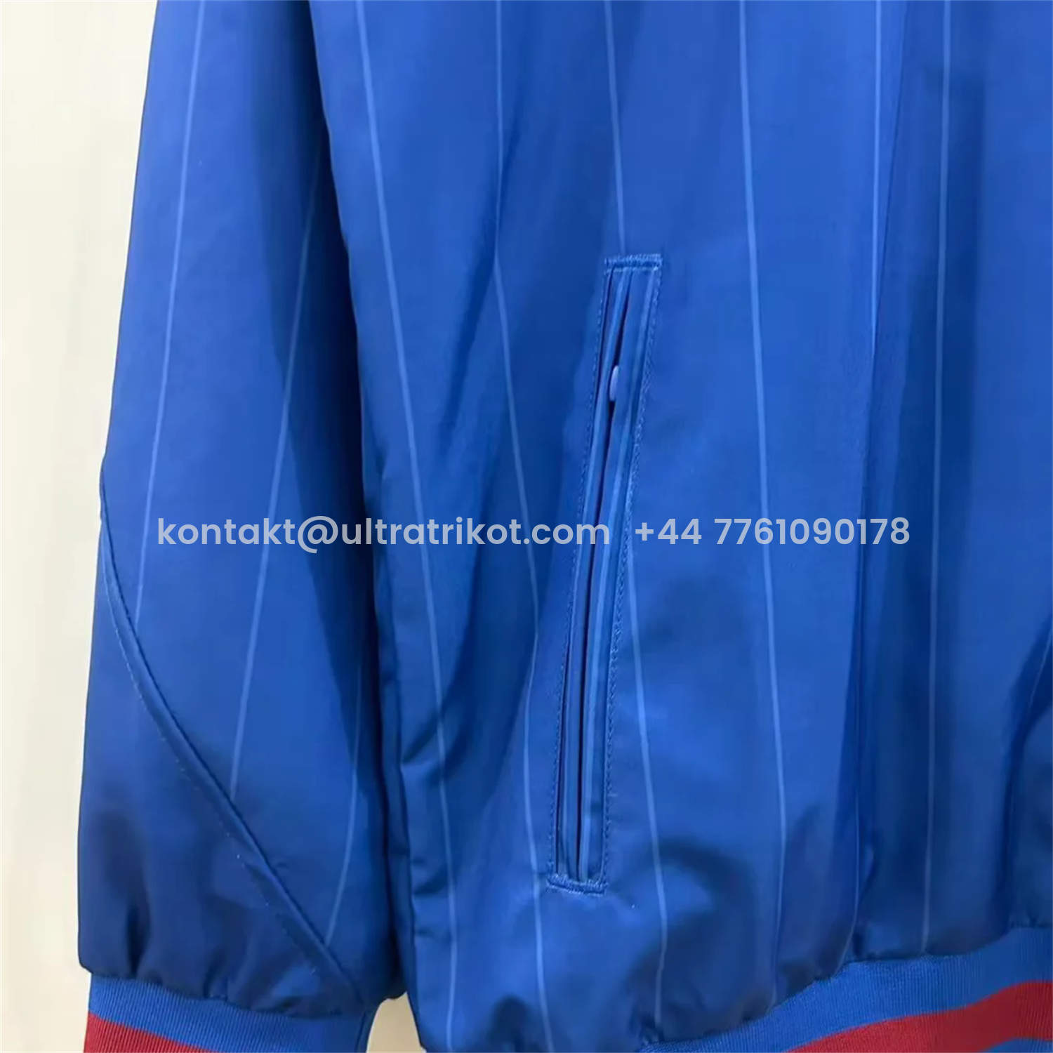 UltraTrikot-Barcelona 25-26 Windbreaker Jacket - Dark Blue