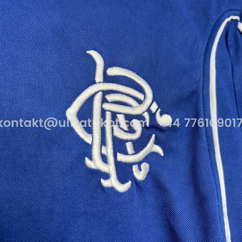 UltraTrikot-Retro Glasgow Rangers 1999-01 Home Stadium Jersey