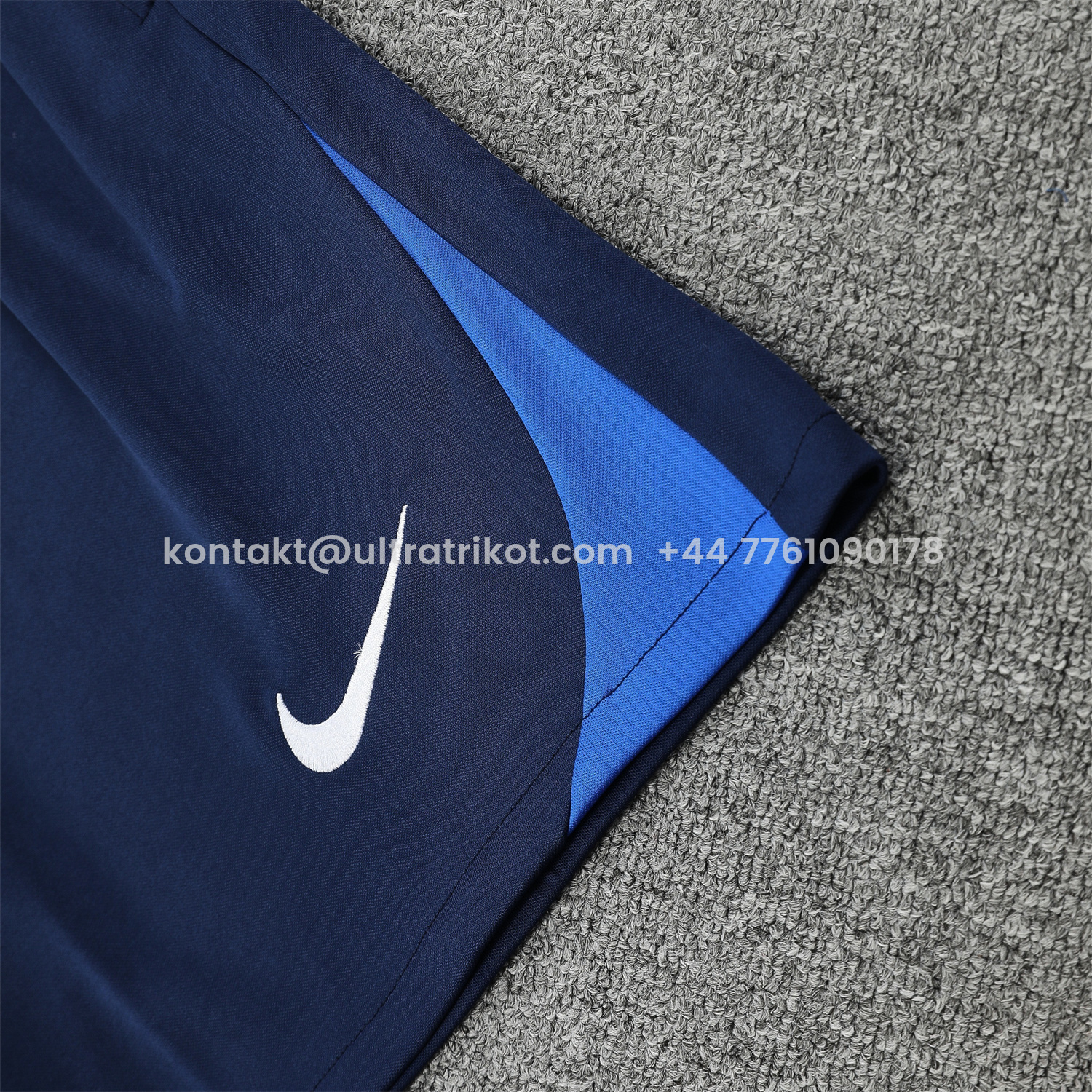 UltraTrikot-Paris Saint-Germain PSG 25-26 Vest Training Set - Ocean Blue Vest & Deep Blue Shorts