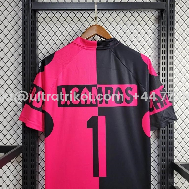 UltraTrikot-Retro Mexico 1998 World Cup Goalkeeper Pink Black Jersey