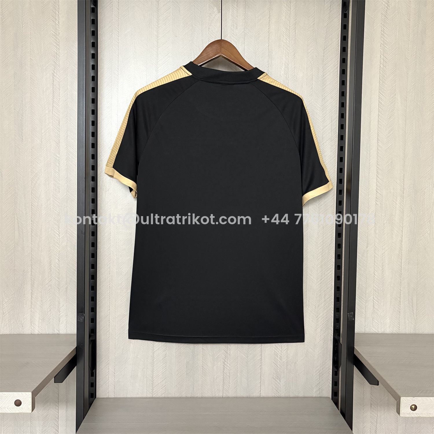 UltraTrikot-Vasco da Gama 25-26 Black Training Jersey - Fans Version
