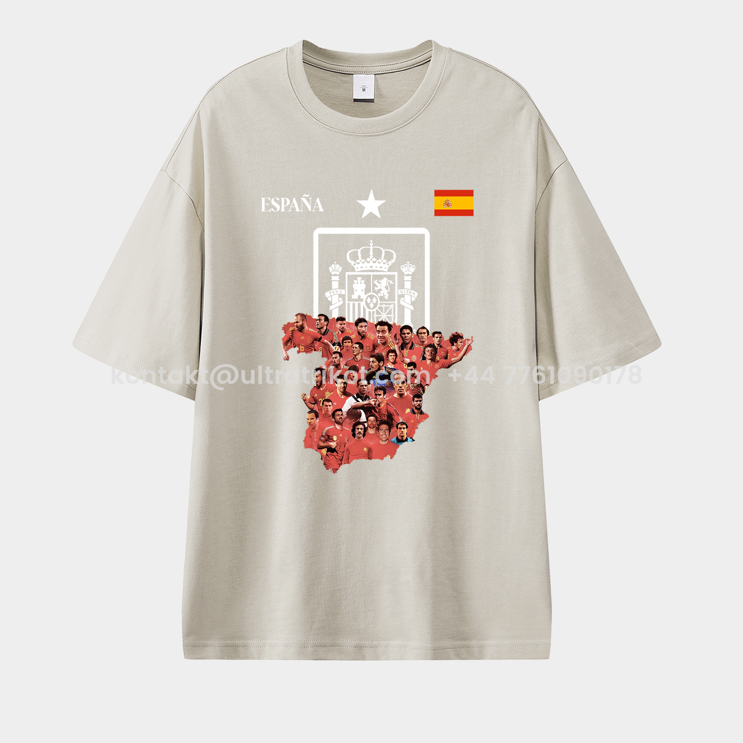 UltraTrikot-Spain Legendary Players Unisex Pure Cotton T-shirt