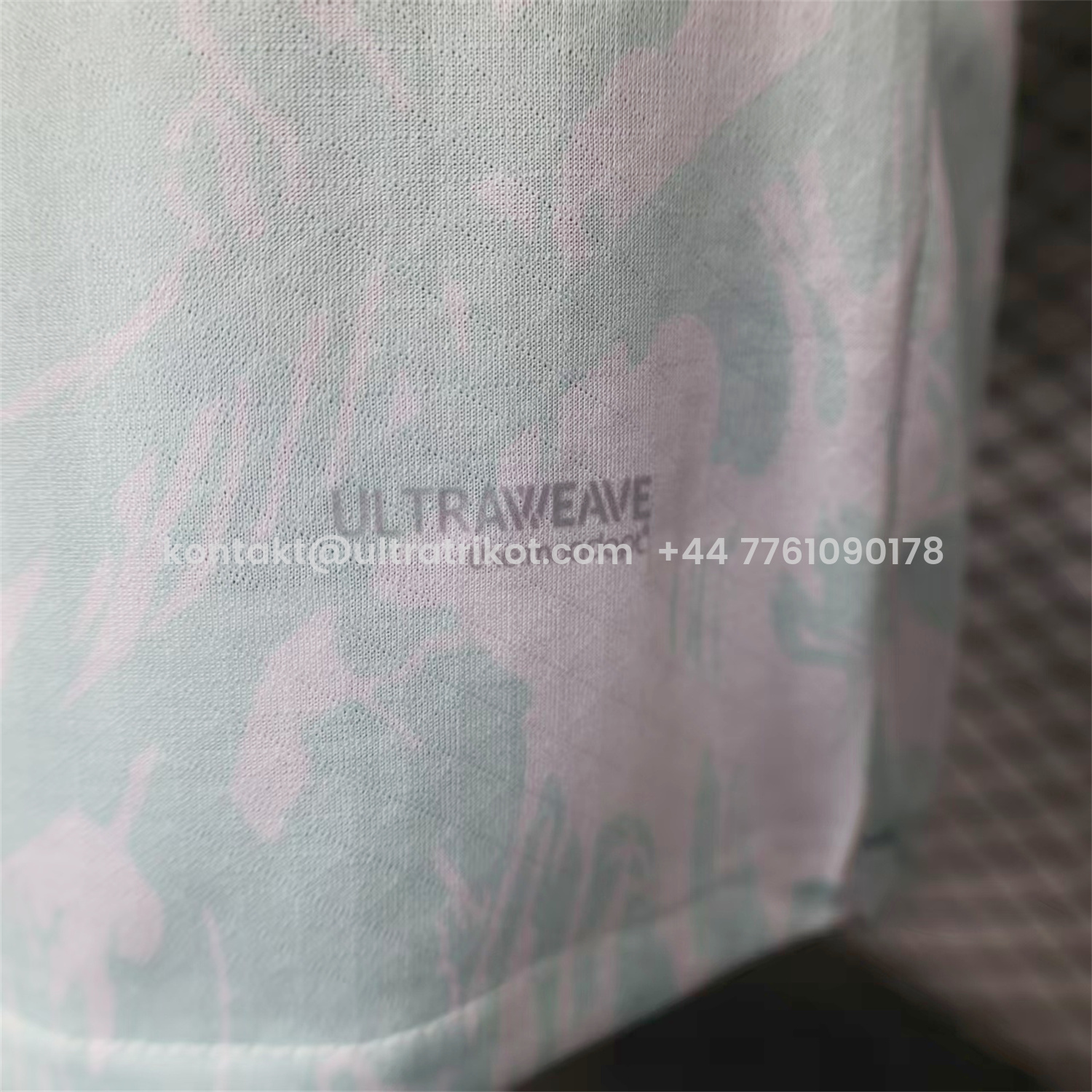 UltraTrikot-Portugal 2026 Away White And Cyan Long Sleeves Jersey - Player Version