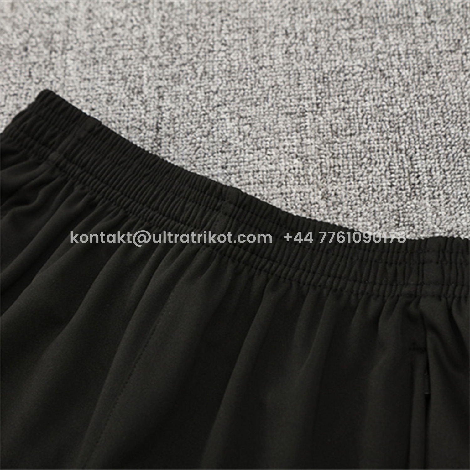 UltraTrikot-Portugal 25-26 Kids Long Sleeve Training Set - Black Top & Black Pants