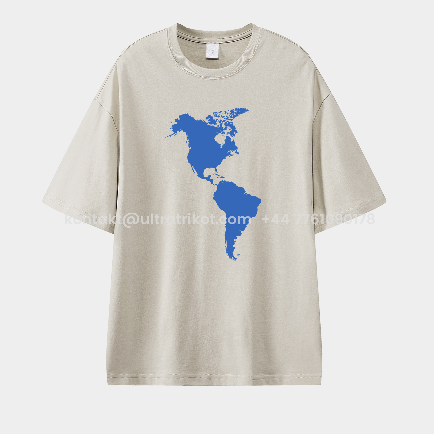 UltraTrikot-Club América Map Of The American Continent Unisex Pure Cotton T-shirt
