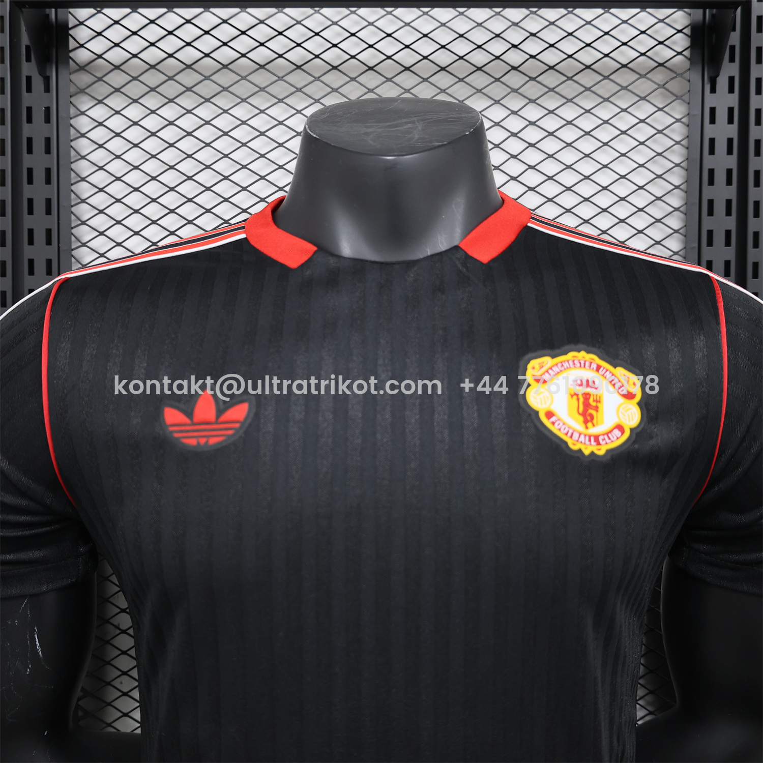 UltraTrikot-Manchester United 24-25 Black Icon Retro Jersey - Player Version