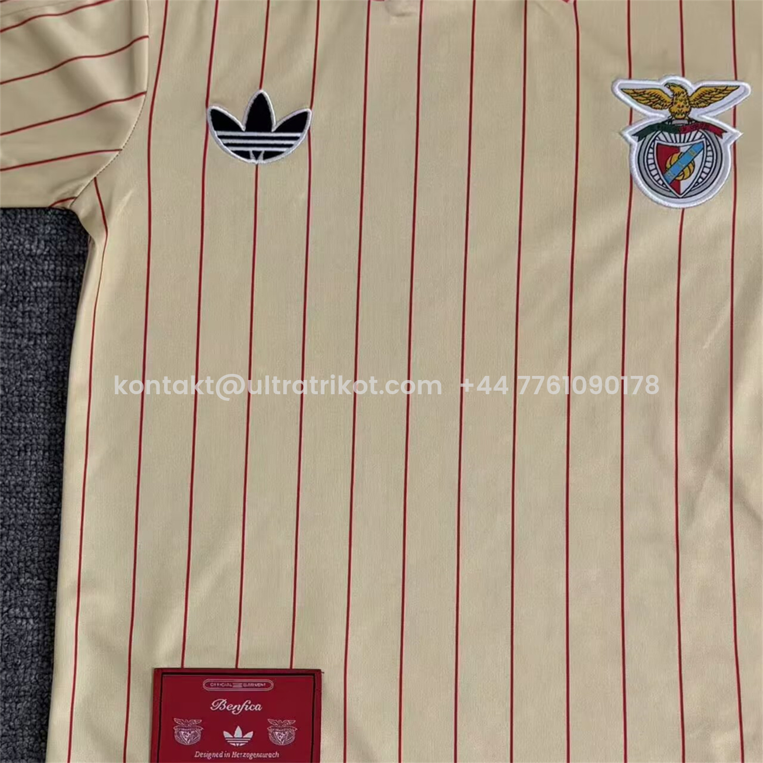 UltraTrikot-Benfica 25-26 Icon Range Travel Yellow Special Edition Kids Kit