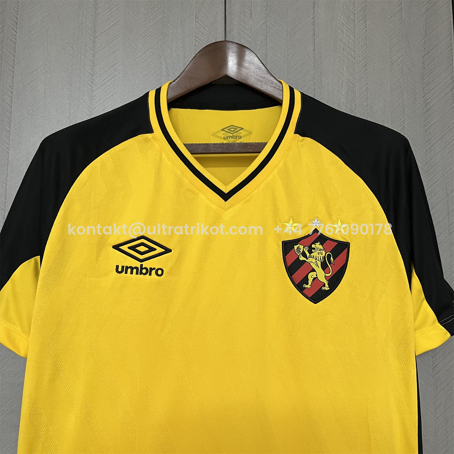 UltraTrikot-Sport Recife 25-26 Away Yellow Jersey - Fans Version