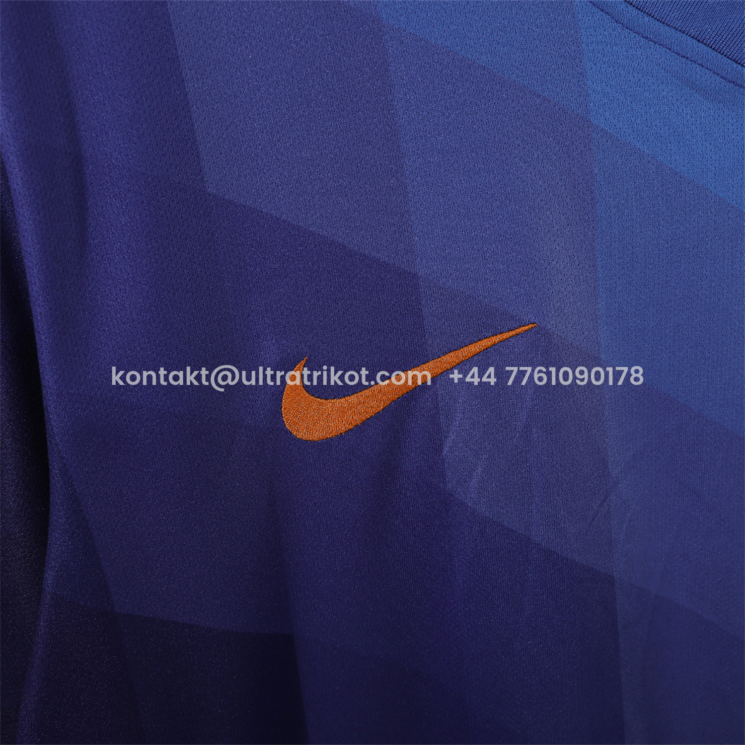 UltraTrikot-Retro Netherlands 2014 Away Blue Jersey