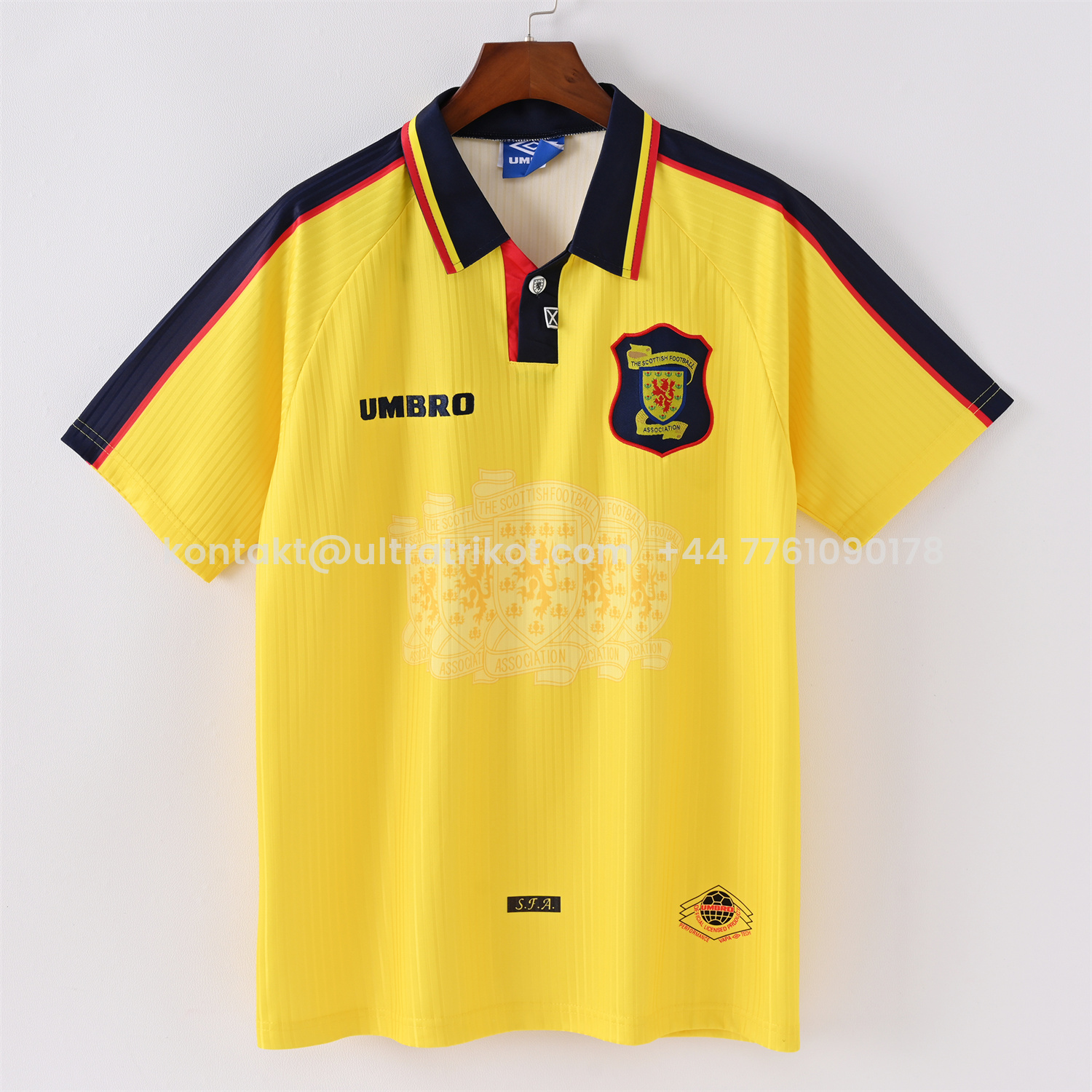 UltraTrikot-Retro S-c-o.t l.a-n.d 1996-98 Away Jersey