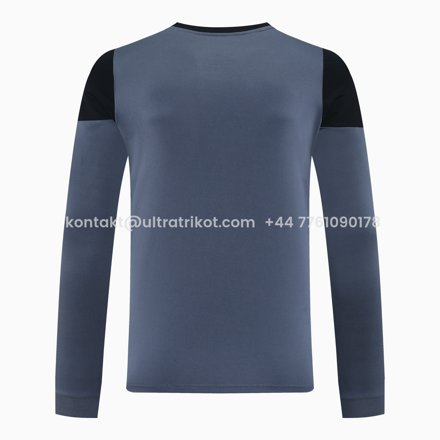 UltraTrikot-Real Madrid 25-26 Long-Sleeve Training Set - Deep Gray Top & Gray Shorts