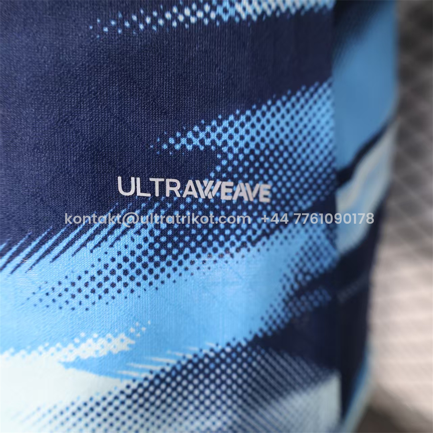 UltraTrikot-Marseille 25-26 Blue Gradient Training Jersey - Player Version