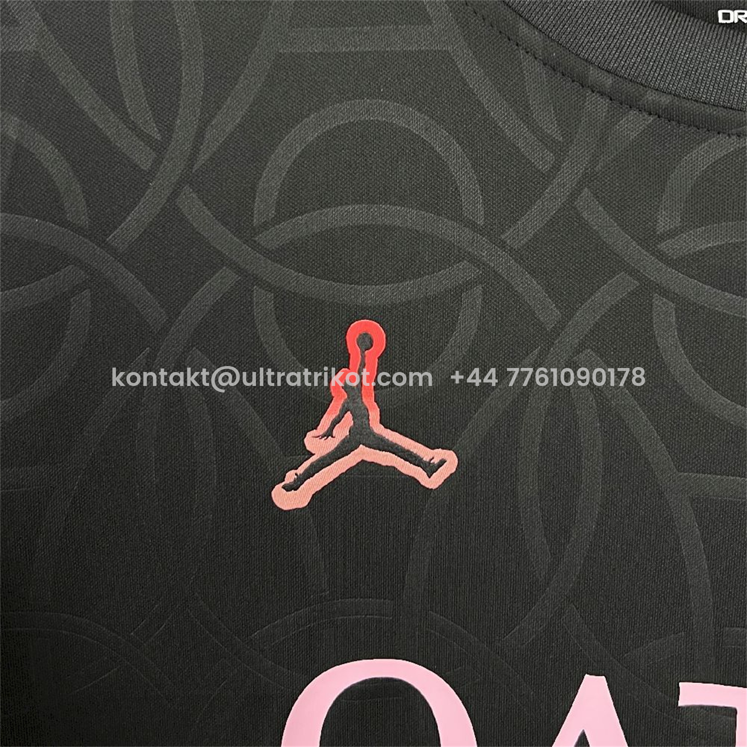 UltraTrikot-Paris Saint-Germain PSG 25-26 Black JD Training Jersey - Fans Version