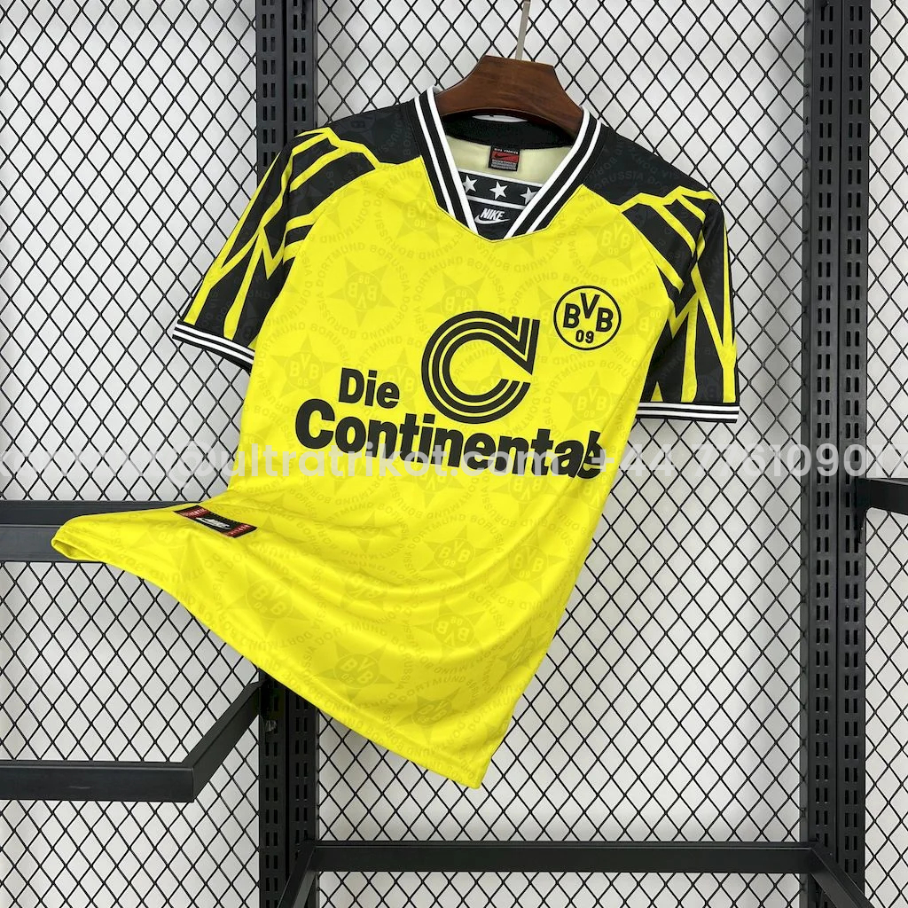UltraTrikot-Retro Dortmund 1994-95 Home Jersey