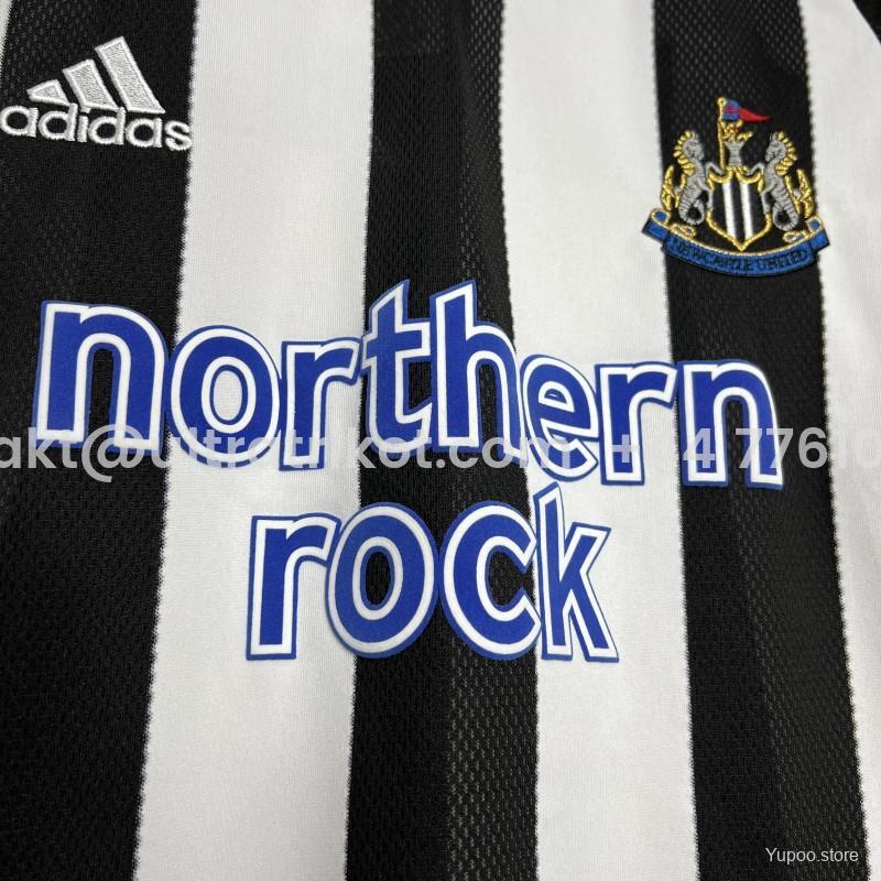 UltraTrikot-Retro Newcastle United 2003-05 Home Long Sleeve Jersey