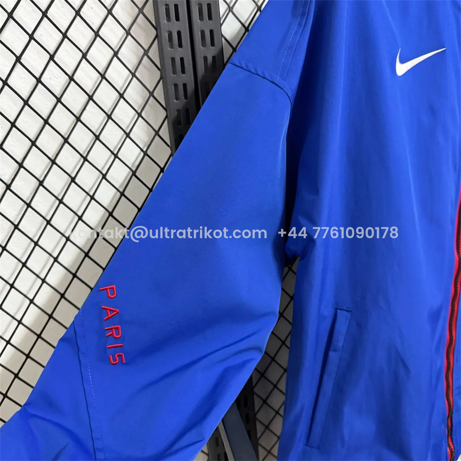 UltraTrikot-Paris Saint-Germain PSG 25-26 Windbreaker Jacket - Blue