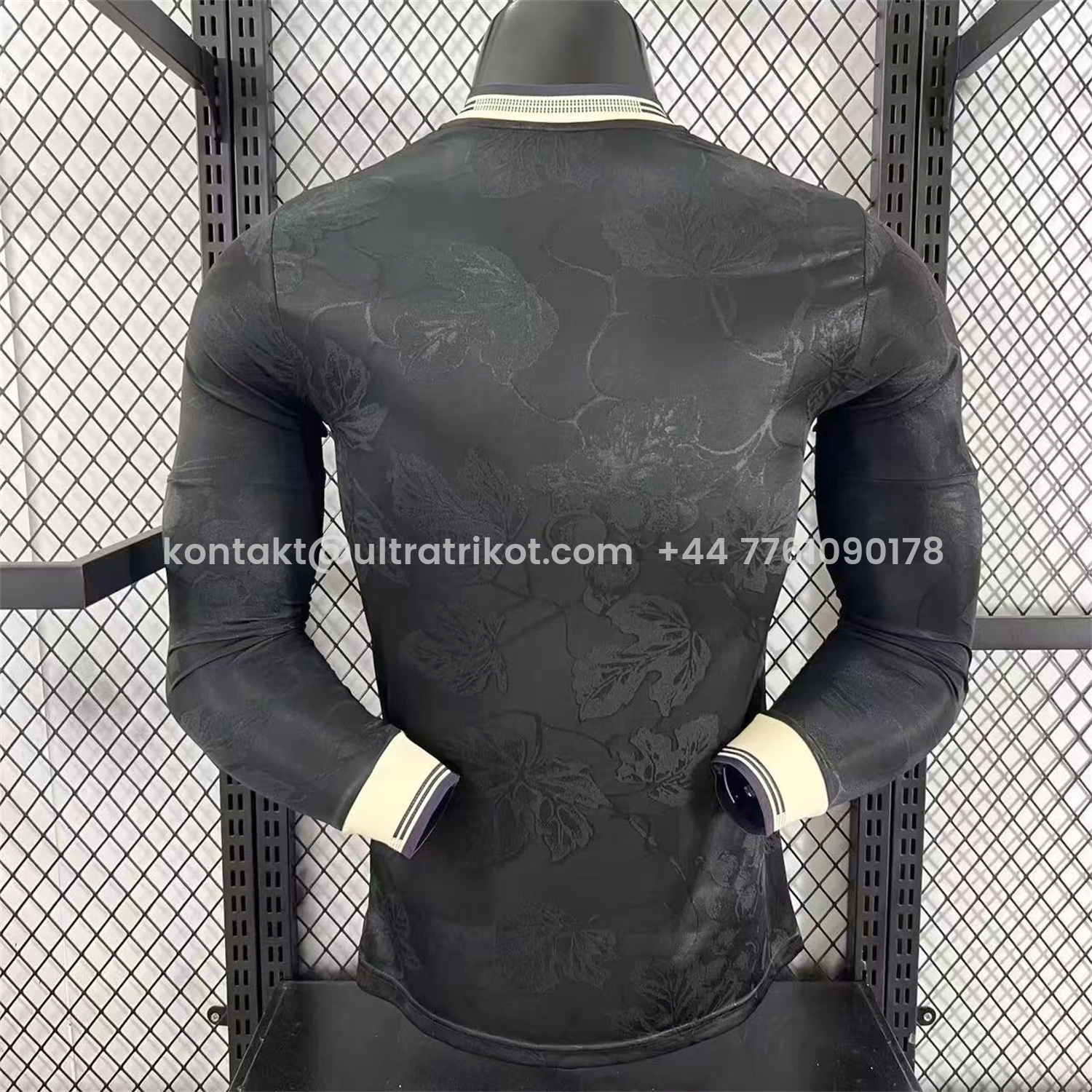 UltraTrikot-Juventus 25-26 Third Black Unsponsored Long Sleeves Jersey - Player Version