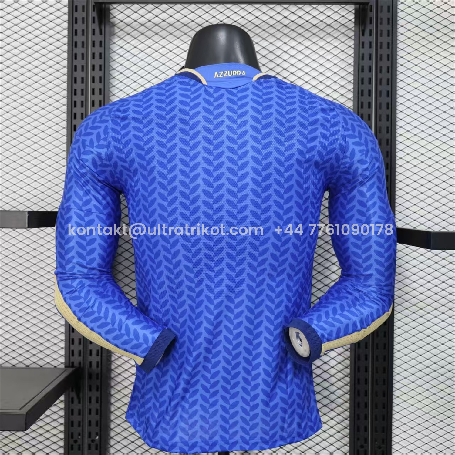 UltraTrikot-Italy 2026 Home Long Sleeves Jersey - Player Version