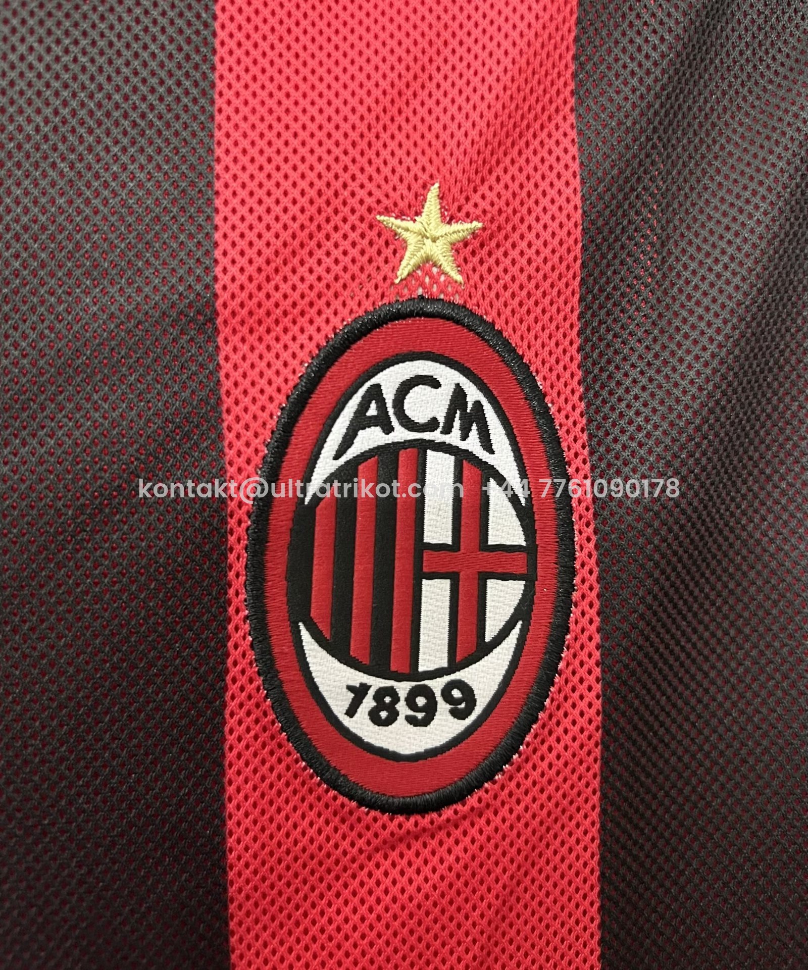 UltraTrikot-Retro AC Milan 02-03 Home Stadium Jersey
