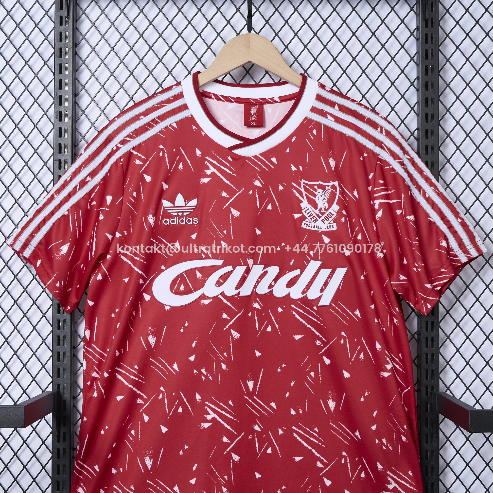 UltraTrikot-Retro Liver.pool 1989-91 Home Stadium Jersey