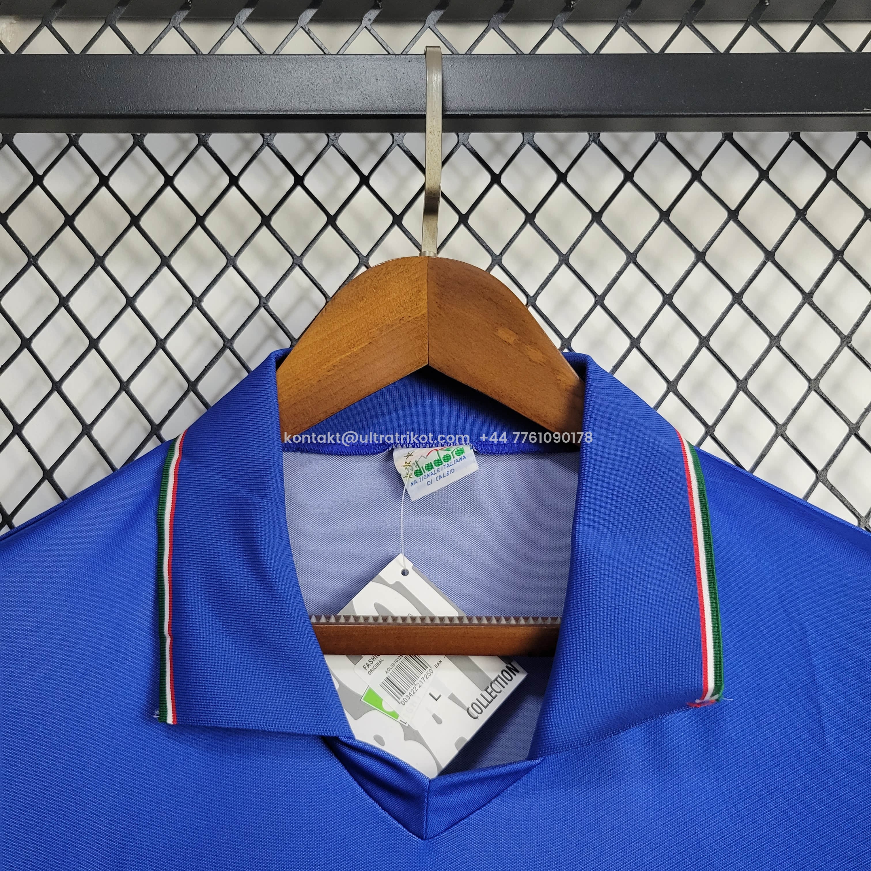 UltraTrikot-Retro Italy 1990 Home Stadium Jersey