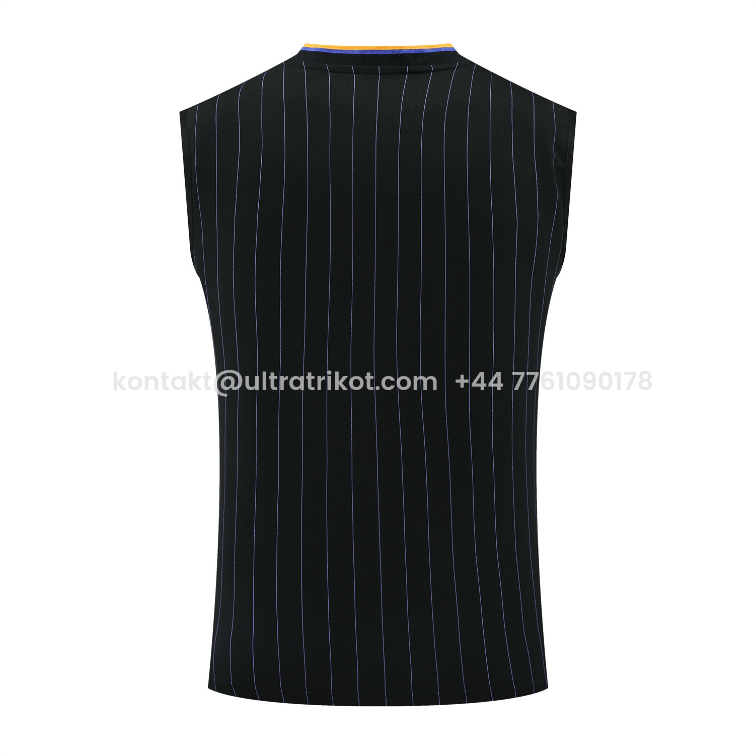 UltraTrikot-Manchester United 25-26 Vest Training Set - Black Top & Black Shorts