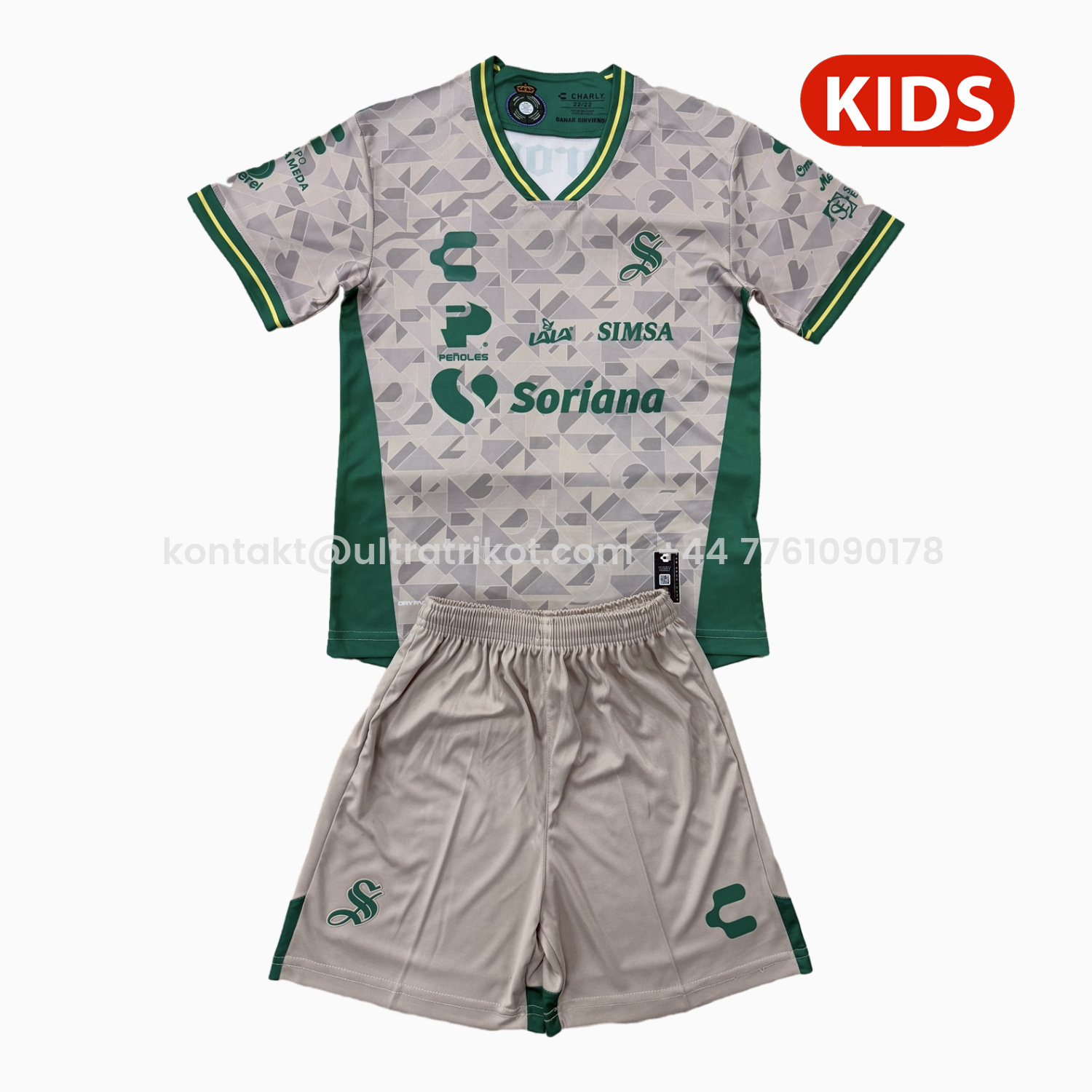 UltraTrikot-Santos Laguna 25-26 Away Kids Kit