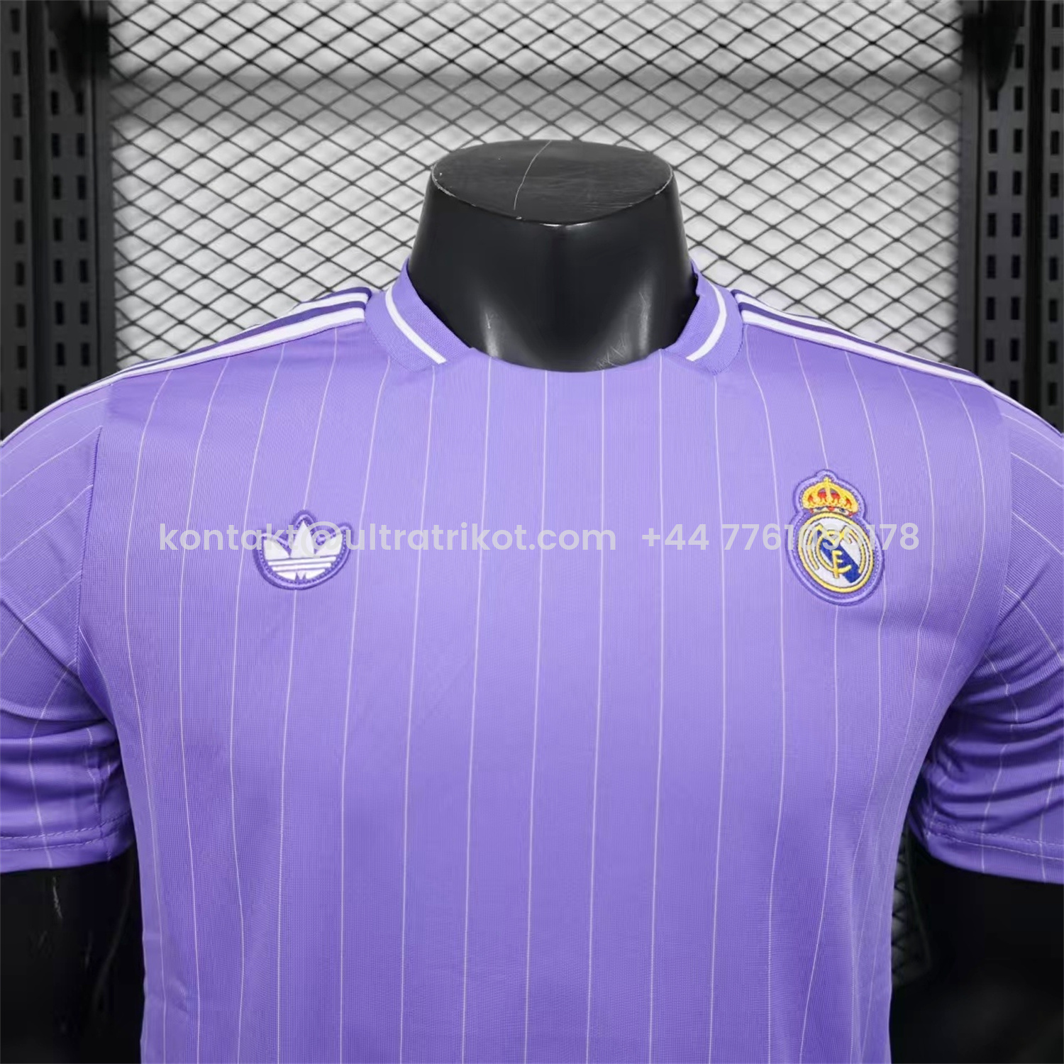 UltraTrikot-Real Madrid 25-26 Icon Range Trefoil Light Purple Travel Jersey - Player Version