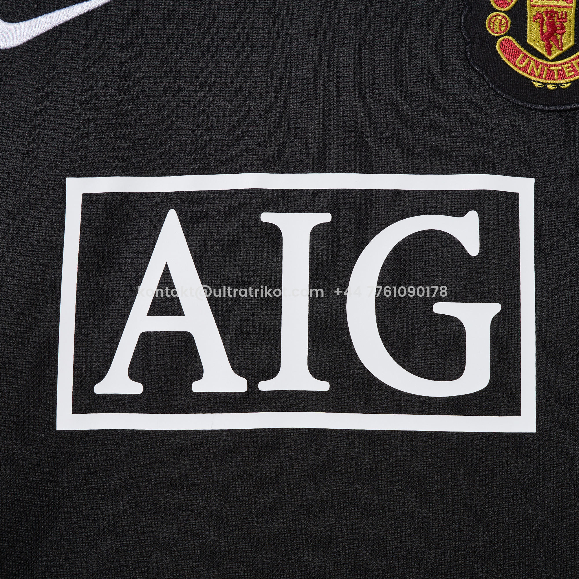 UltraTrikot-Retro Manchester United 07-08 Away Long Sleeve Jersey