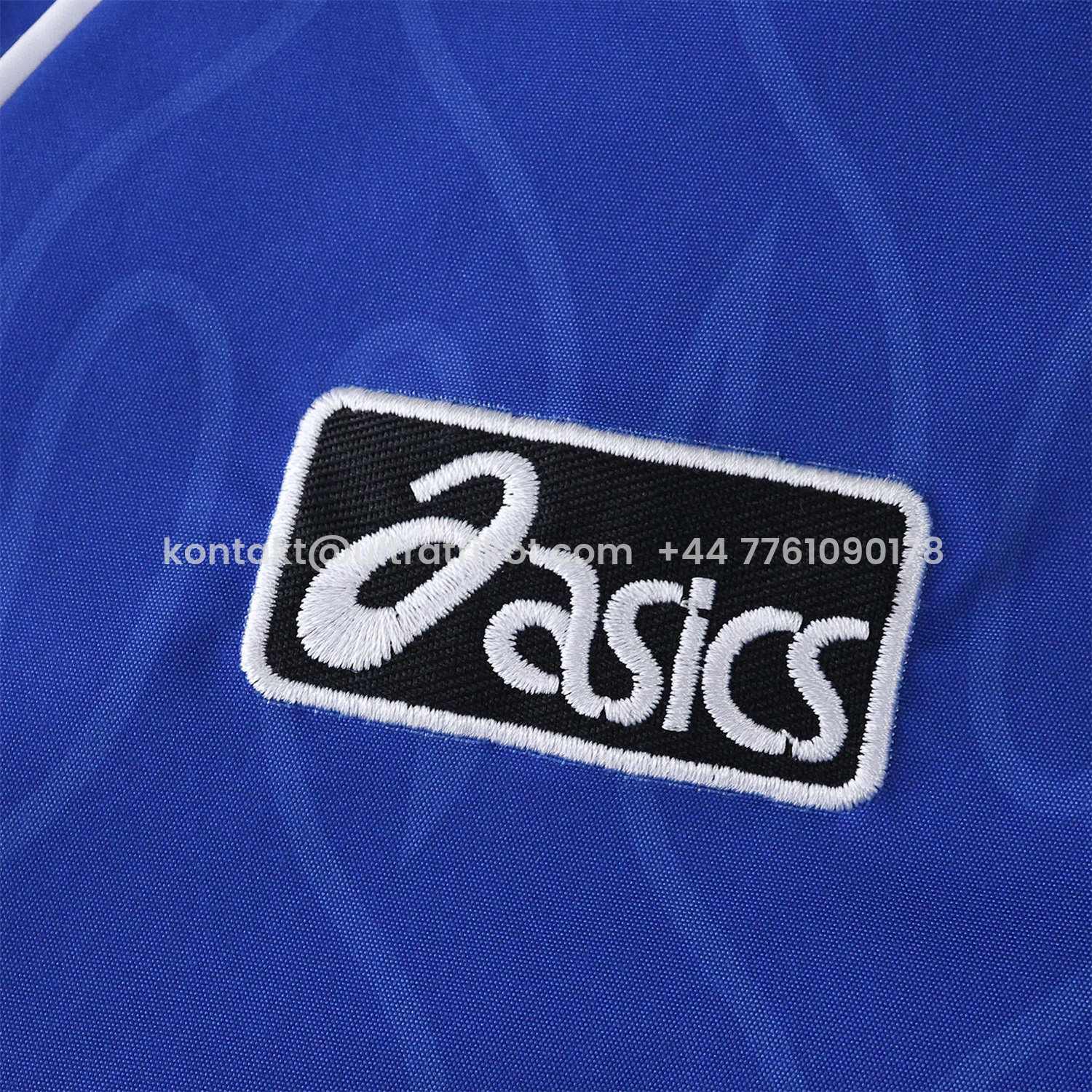 UltraTrikot-Retro Japan 1998 Throwback Double Sided Reversible Windbreaker - White & Blue