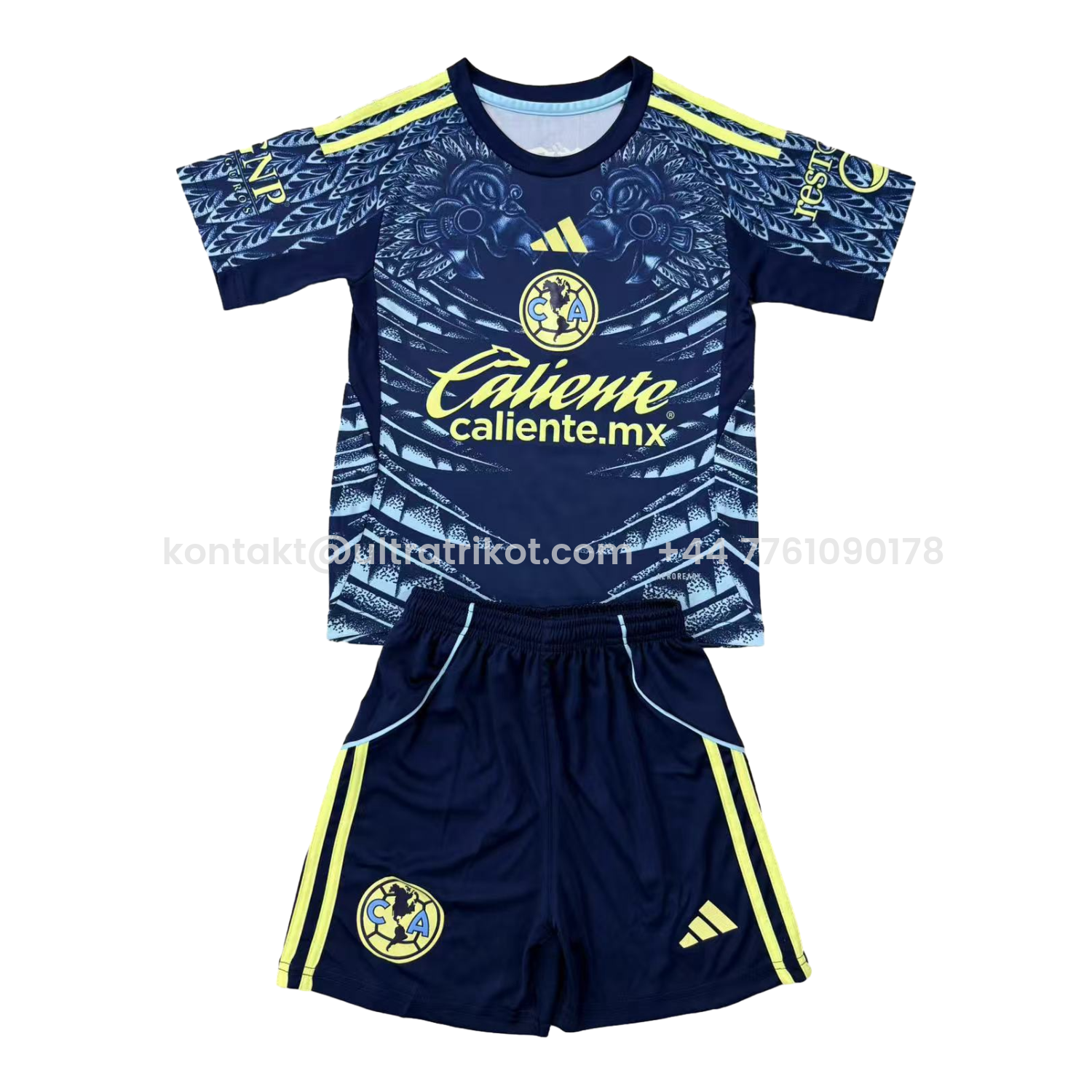 UltraTrikot-Club América 25-26 Away Men's Adult Jersey Set - Fans Version