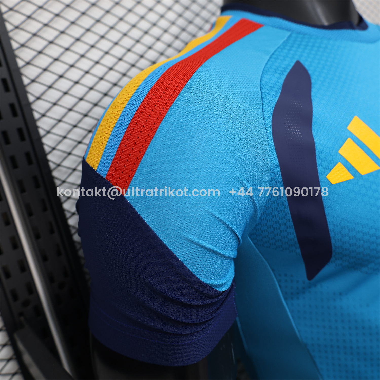 UltraTrikot-Spain 2026 Blue Pre-Match Training Jersey - Player Version