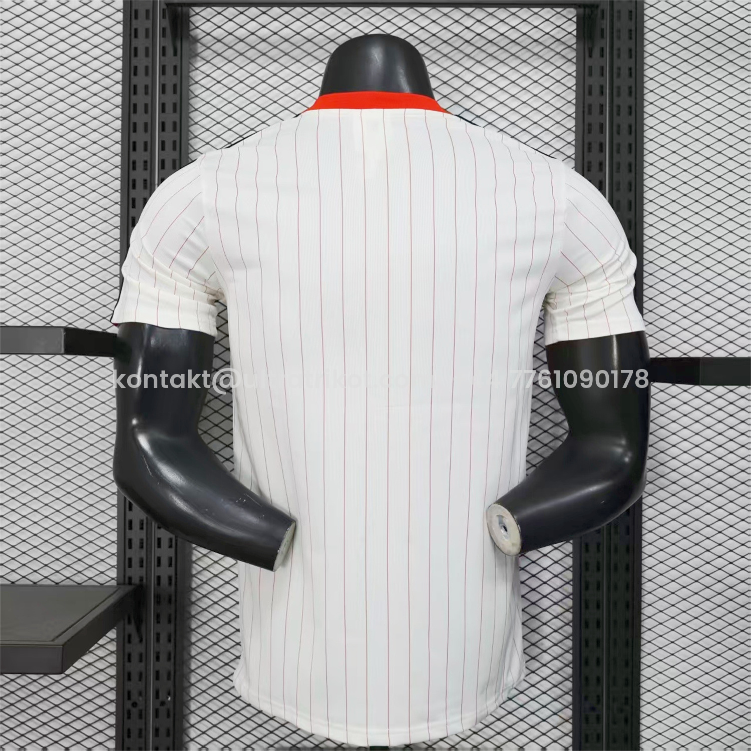 UltraTrikot-Benfica 25-26 Trefoil Red Lines White Travel Jersey - Player Version