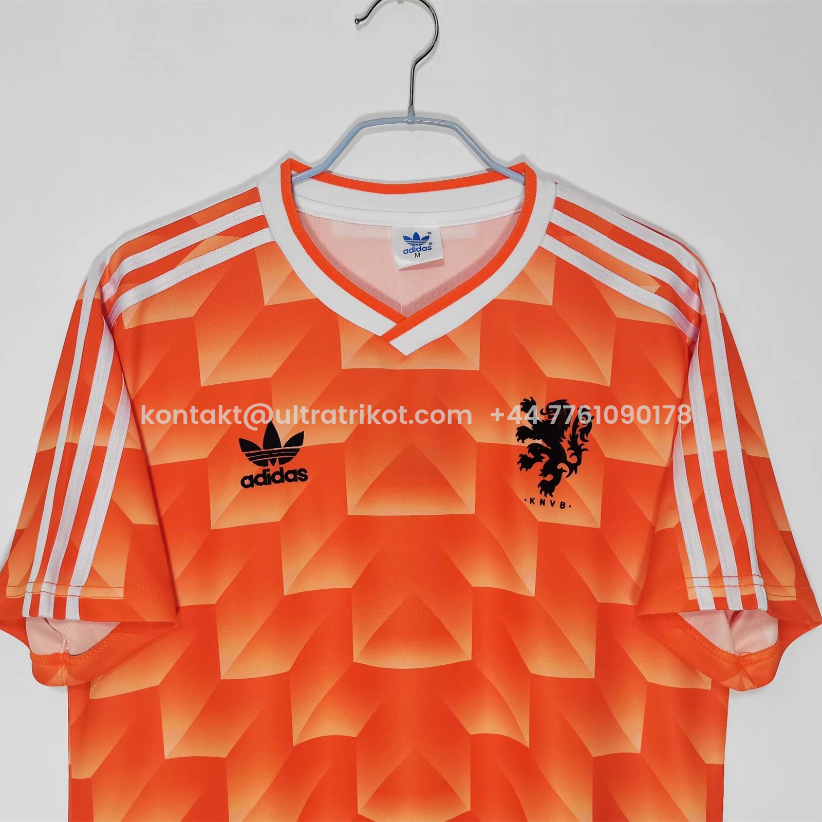 UltraTrikot-Retro Netherlands 1988 Orange Training Jersey