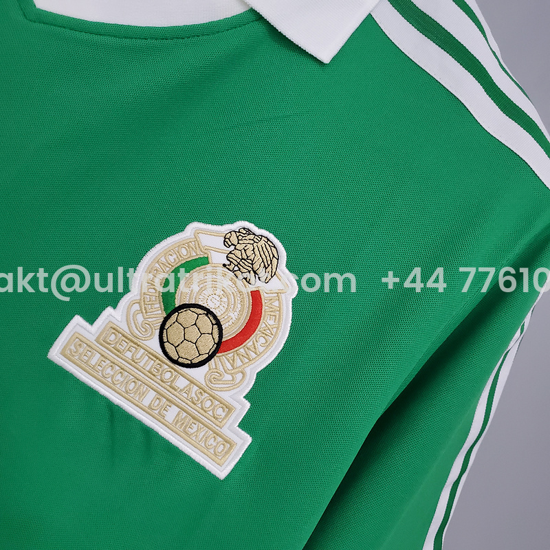 UltraTrikot-Retro Mexico 1986 Home Stadium Jersey