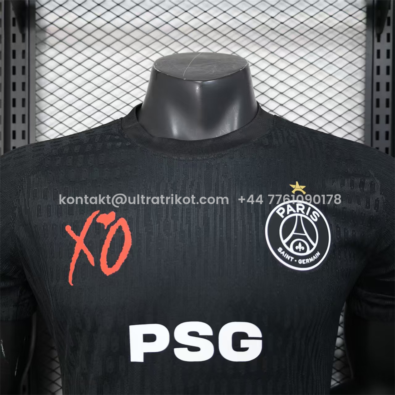 UltraTrikot-Paris Saint-Germain PSG 25-26 Black XO Special Jersey - Player Version