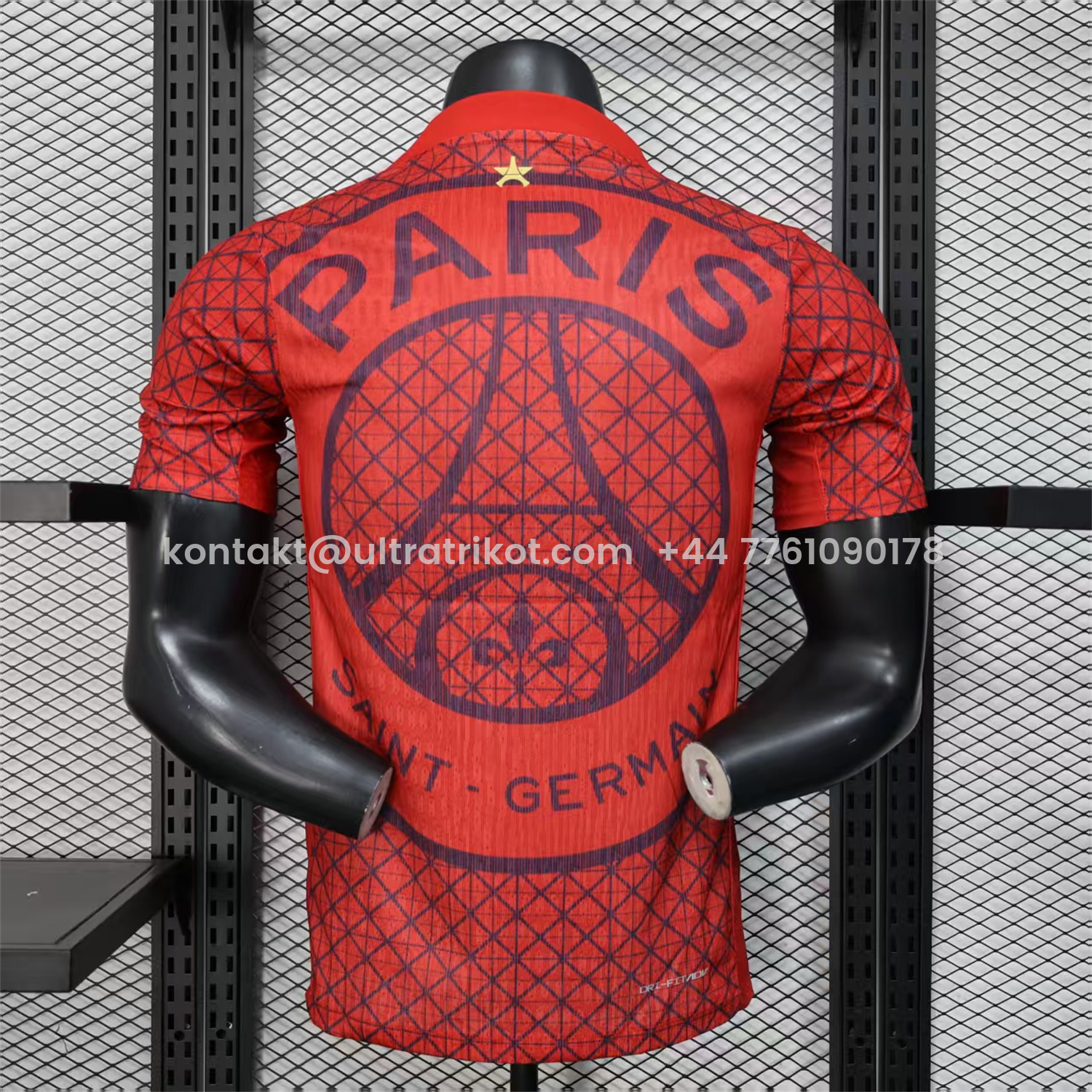 UltraTrikot-Paris Saint-Germain PSG 25-26 One Star Red Special Edition Jersey - Player Version