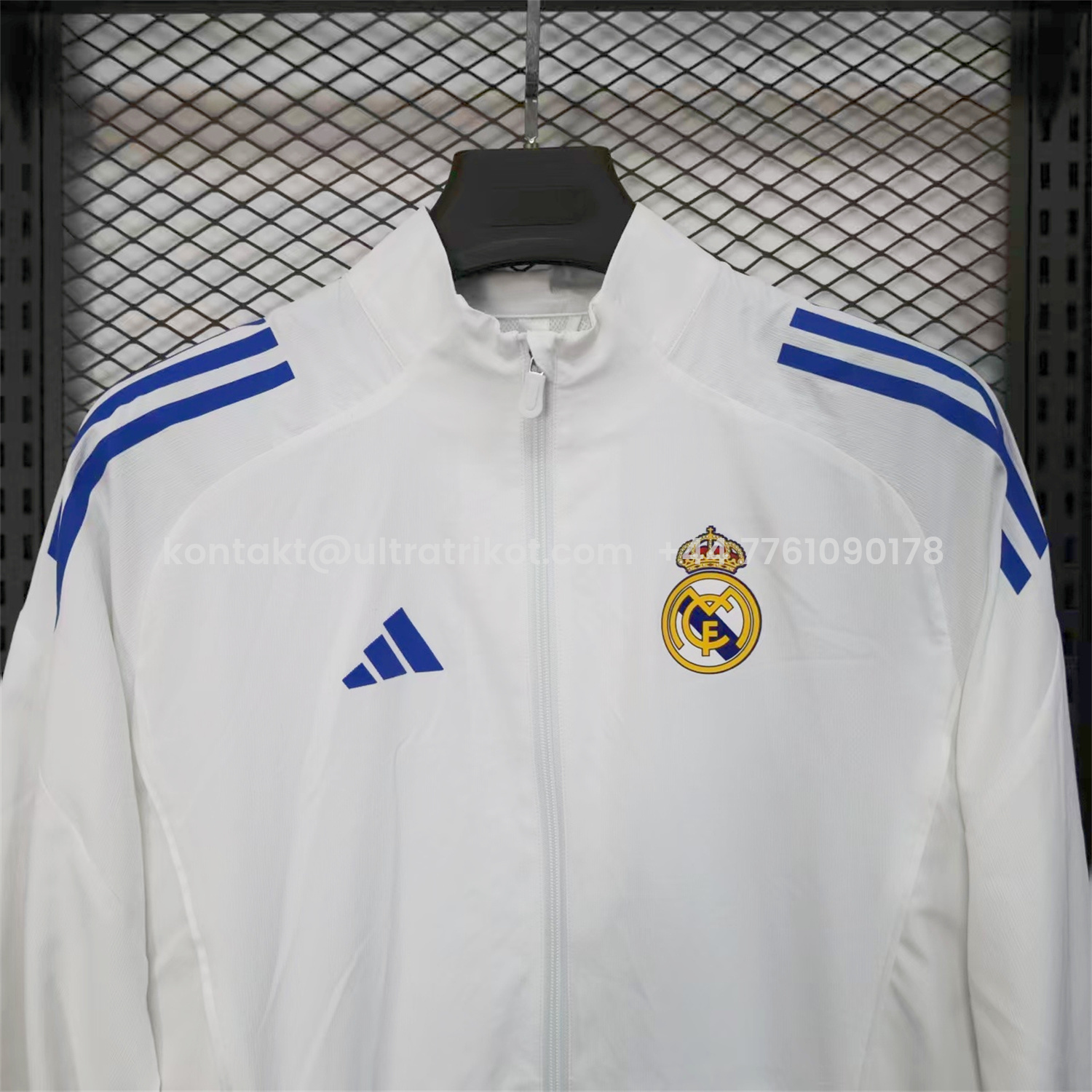UltraTrikot-Real Madrid 25-26 White Windbreaker Jacket 