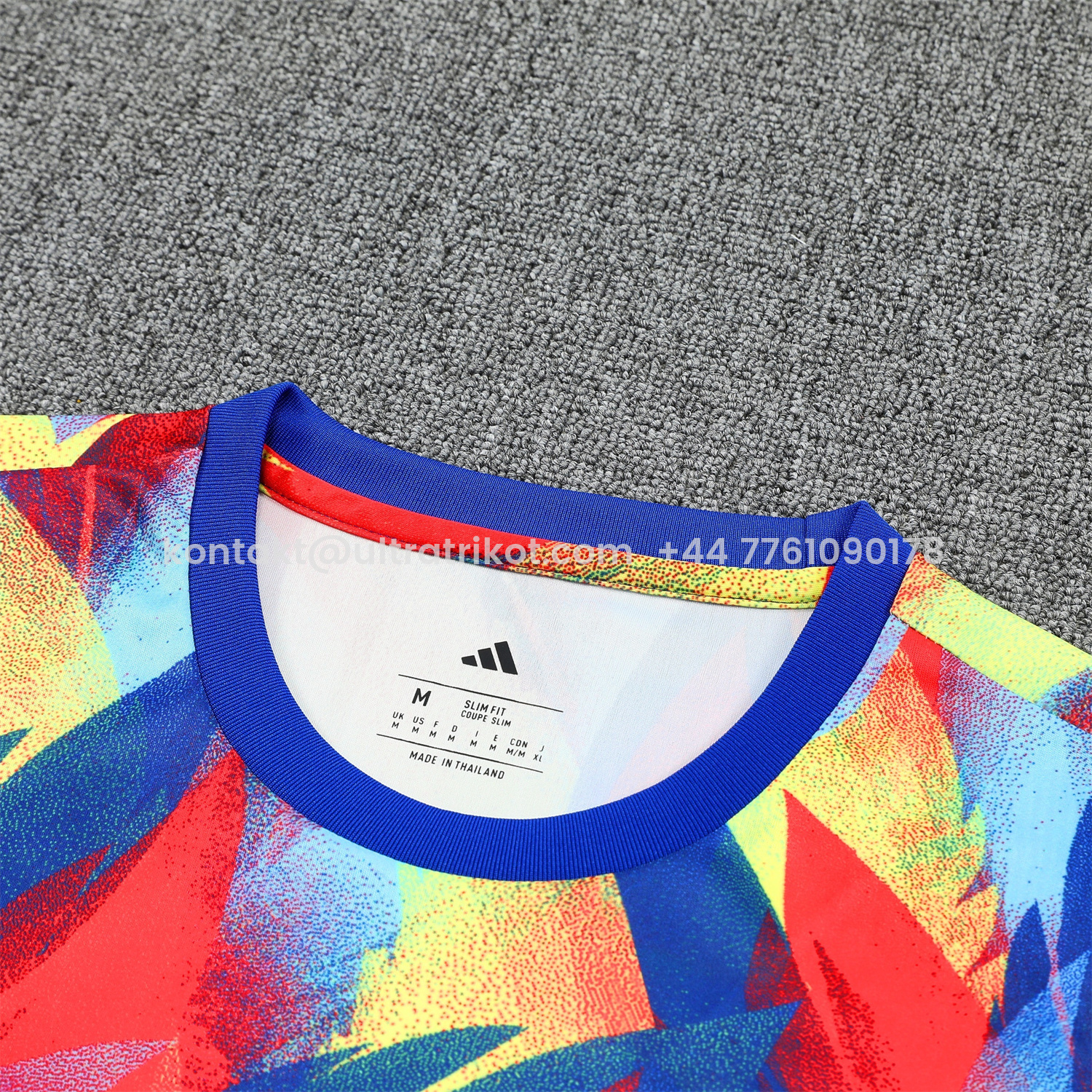 UltraTrikot-Arsenal 25-26 Vest Training Set - Colorful Festival Vest and Black Shorts