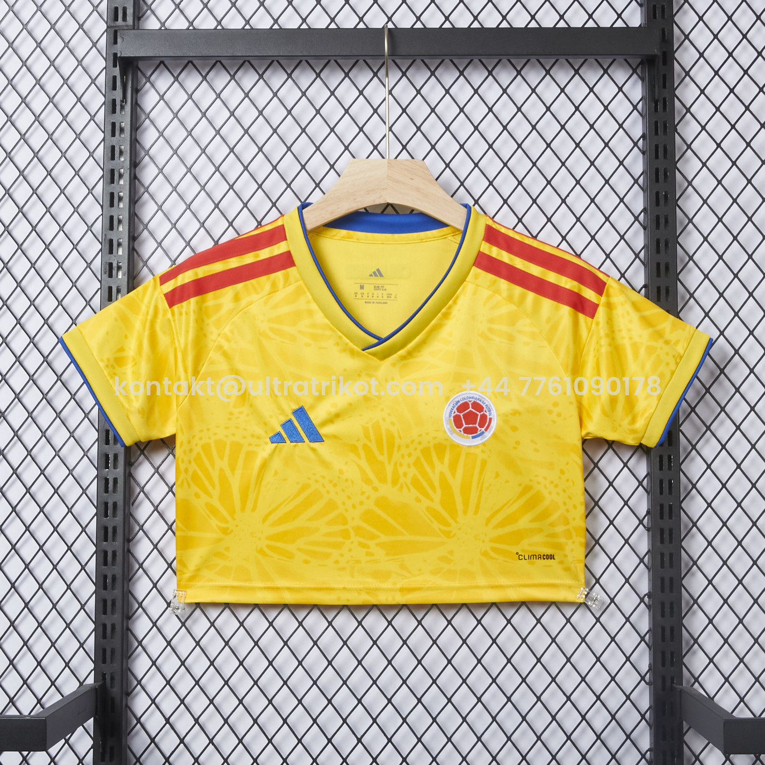 UltraTrikot-Women's Colombia 2026 Home Cropped Jersey