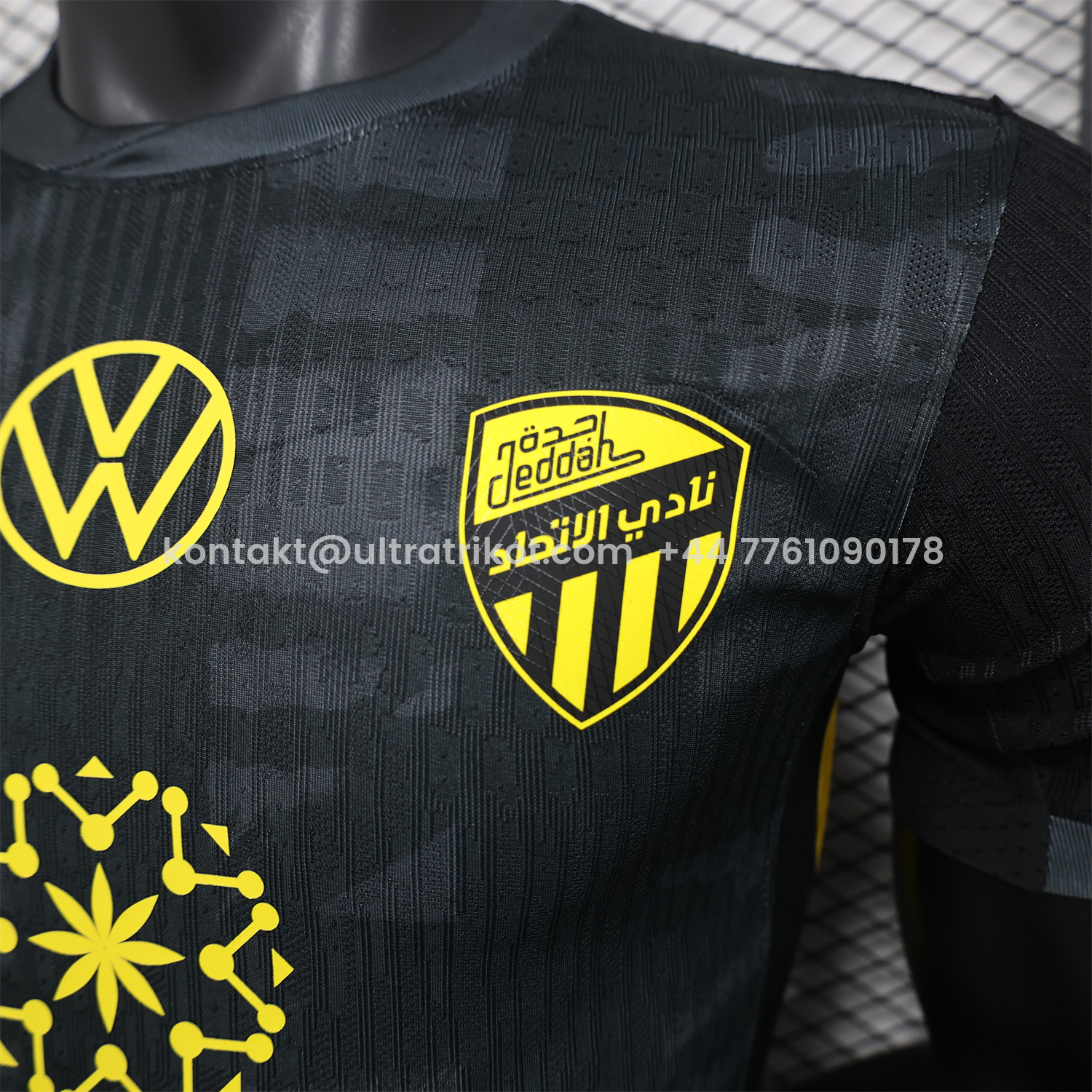 UltraTrikot-Al Ittihad Jeddah United 25-26 Third Jersey With Chest Sponsor - Player Version