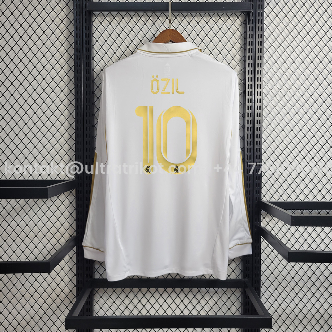 UltraTrikot-Retro Real Madrid 11-12 Home Long Sleeve Jersey